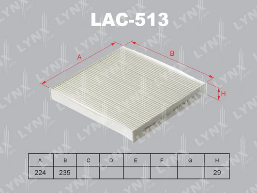 فلتر مكيف هوندا LYNXAUTO LAC-513