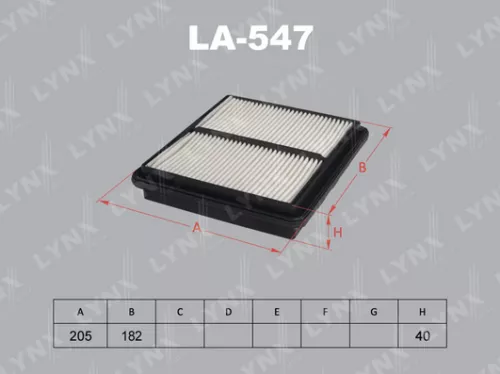 فلتر هواء هوندا LYNXAUTO LA-547