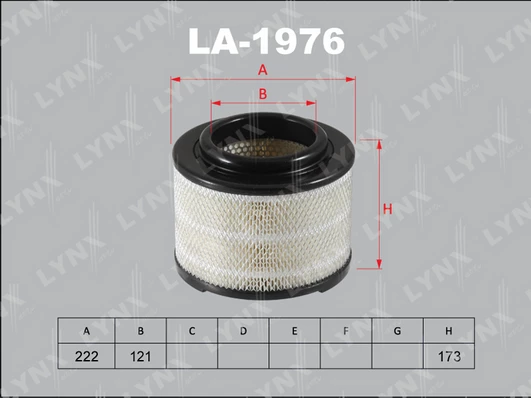فلتر هواء تويوتا LYNXAUTO LA-1976
