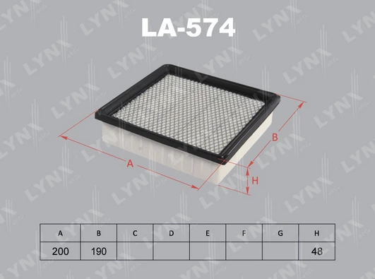 فلتر هواء هوندا LYNXAUTO LA-574
