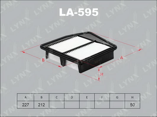 فلتر هواء هوندا LYNXAUTO LA-595