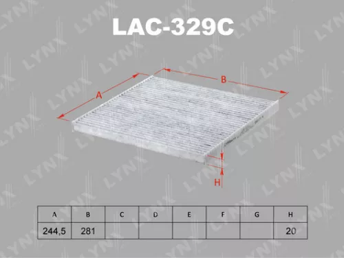 فلتر مكيف نيسان LYNXAUTO LAC-329