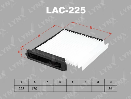 فلتر مكيف نيسان LYNXAUTO LAC-225
